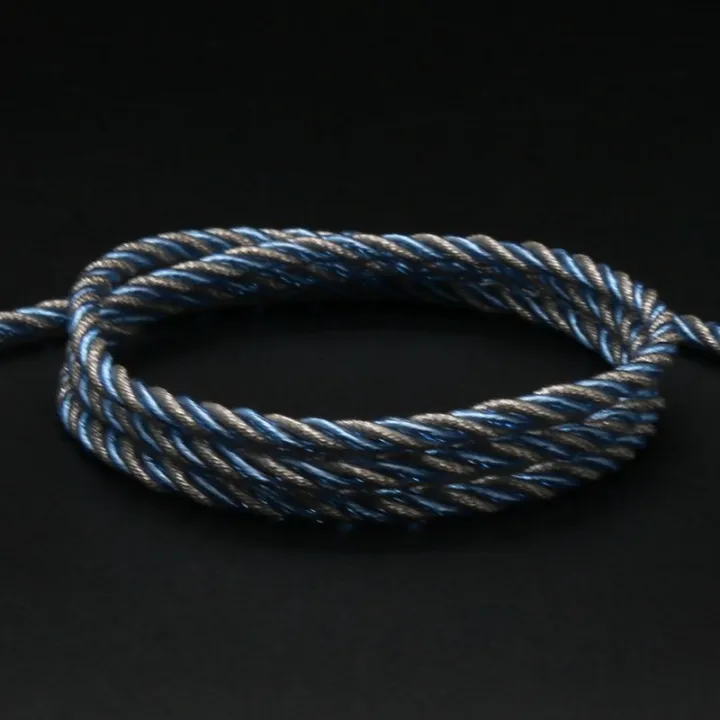 XINHS%2024%204-core%20silver%20foil%20wire+silver%20plated,%20angkop%20para%20sa%20TRN%20BA5%20KZ%20ZSX/ZAS/ZS10%20CCA%20PLA13,%204-core%20silver%20foil%20wire+silver%20plated%20high%20fidelity%20upgraded%20cable%203.5mm%20plug%20-%20Image%203