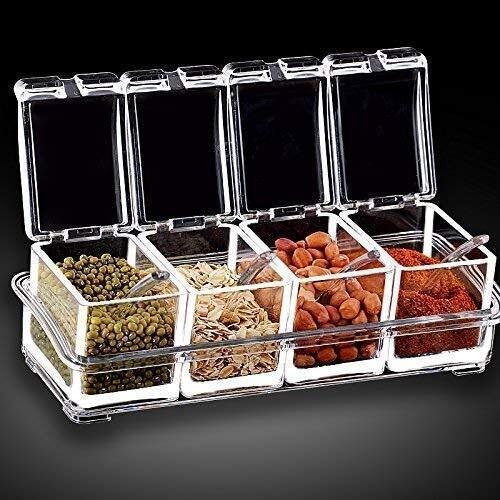 4pcs%20Crystal%20Clear%20Seasoning%20Box%20Acrylic%20Spice%20Rack%20Storage%20Condiment%20Jars%20Containers%20With%20One%20Spoon%20For%20Kitchen%20Organization%20by%20%20-%20Sara%20Collection%20zone%20-%20Image%203