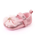 【Hengli jewelry story】(NEW)Autumn Big Bow Baby Princess Shoes Infant Girl Non-Slip Soft Sole Flats Shoes Kids Indoor Shoes 0-12 Months.