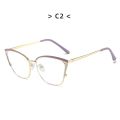 2024 Cat Eye Glasses Clear Frame Women Fashion Transparent Myopia Optical Glasses Frame Cat Eyeglasses Frames female Spectacle.
