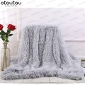 Soft Fluffy Faux  Plush Throw Blankets for Bed Sofa Weighted Rug Quilt Shawl Bedspread Mexico Fleece Flannel Velvet Custom. 