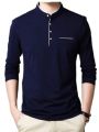 BLUE COLOUR COTTON LONG SLEEVE CASUAL T-SHART FOR MEN ..