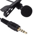 3.5mm Jack Microphone Tie Clip-on Lapel Mikrofon Microfono Mic for Mobile Phone. 
