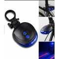 Beam Bike Logo Waterproof Rear Bicycle Tail Light 2 Laser+5 LED Red Lamp 4 Flashing Model Night Safety Warning Accessories. 