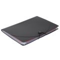 2X Expanding File Folder A4 Letter Size Portable Document Holder with 12 Pockets Black Filing Folders Desk Storage.