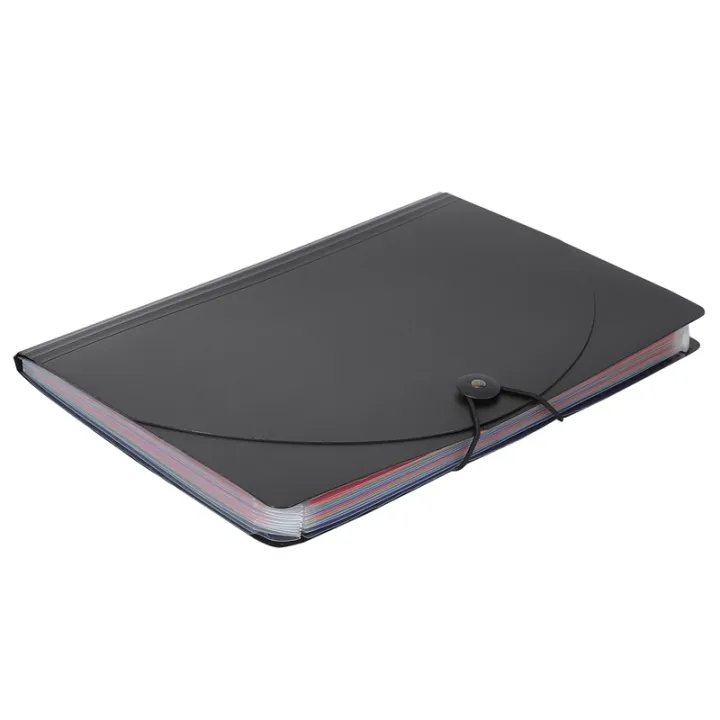 2X%20Expanding%20File%20Folder%20A4%20Letter%20Size%20Portable%20Document%20Holder%20with%2012%20Pockets%20Black%20Filing%20Folders%20Desk%20Storage%20-%20Image%205