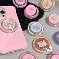 Creative Fashion Universal Mobile Phone Round Magnetic Bracket Sweet Fresh Fruit Romantic Bow Knot Cartoon Animals Kitten Lovely Bow Magnetic Bracket. 