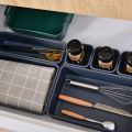 Storage Box Eight-piece Household Goods Storage Cosmetics Storage Kitchen Seasoning Organizer.