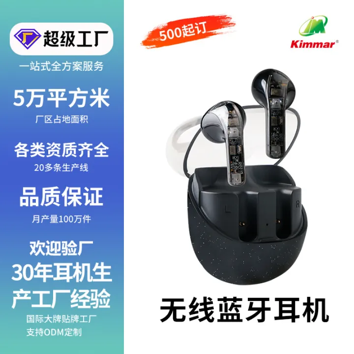Cross-border New JM-09 Wireless Headset Bluetooth High Sound Quality High Color Value Dual Mi ENC Noise Reduction Bluetooth Headset