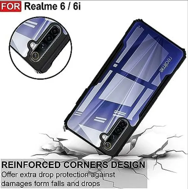 For%20Realme%206%20Back%20Cover%20Silicone%20Shockproof%20Xundd%20Fusion%20Hard%20Back%20Cover%20Transparent%20With%20Camera%20Bump%20Protection%20360%20Degree%20For%20Realme6%20Back%20Case%20Silicone%20Premium%20Case%20-%20Image%203