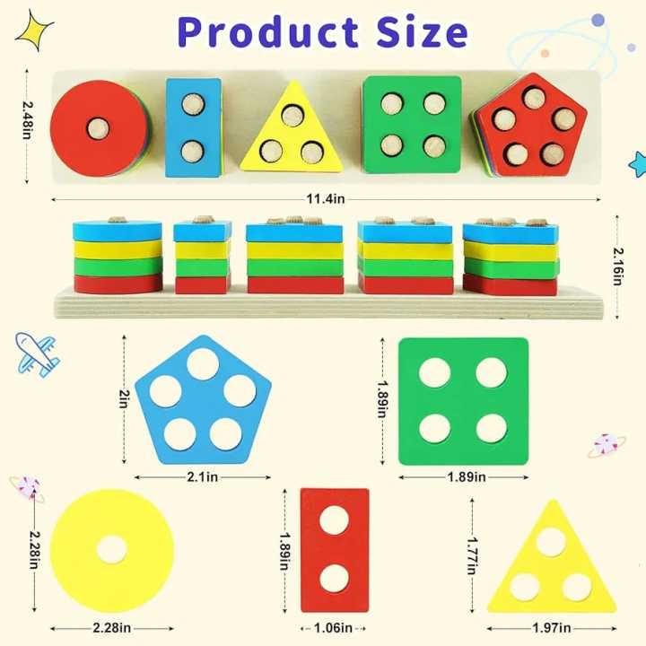 Wooden%20Sensory%20ToysToddlers%20Kids%20Baby,%20Toddler%20Stocking%20Stuffers%20Learning%20Toy%20Activities%20Puzzles%20-%20Image%202