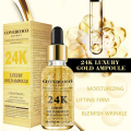 24K Gold Concentrated Facial Serum Liquid Skin Moisturizing Pore-shrinking Snails Serum Anti Aging Anti Wrinkle Skin Care -30ml. 