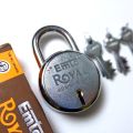 11 original  Keys Heavy duty Steel Tala / Padlock.  (65 mm Big size ). 