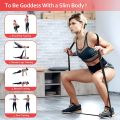 105lb Long Resistance Loop Band Set Uni Fitness Yoga Elastic Bands Hip Circle Thigh Squat Band Workout Gym Equipment for HomeBasketball. 