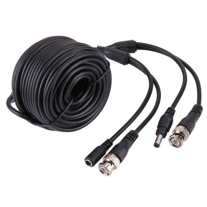 CCTV Surveillance Camera Video Cable w. BNC Connector, Length 15m