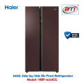 Haier Side-by-Side Refrigerator No Frost 600 Litter Model-HRF-622ICG (Chocolate Colour). 