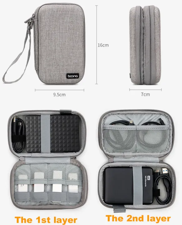 BOONA%20Dual%20Hard%20Drive%20Case%20EVA%20Hard%20Shell%202.5%20inches%20External%20Hard%20Disk%20Bag%20Carrying%20HDD%20Case%20for%20Seagate%20Toshiba%20-%20Image%202