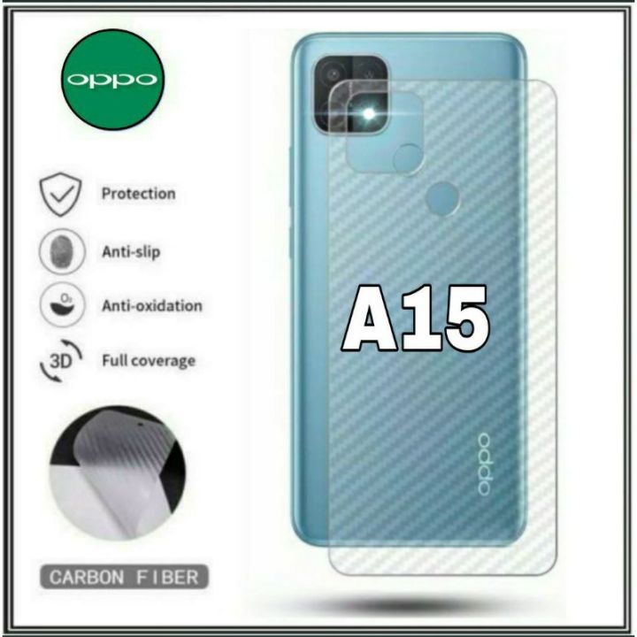 Oppo%20A15%20Transparent%203D%20Carbon%20Fiber%20Back%20Skin%20Rear%20Screen%20Guard%20Protector%20Sticker%20-%20Image%203
