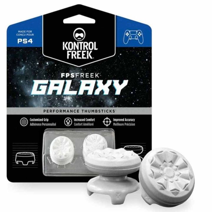 Kontrolfreek%20Galaxy%20White%20Performance%20Thumb%20Grips%20For%20Ps4-Ps5%20-%20Image%202