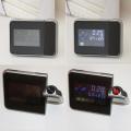 Digital LCD Display Voice Talking Projection Alarm Clock Weather Station LED Projection With Temperature Wake Up Projector Clock. 