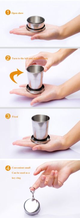 1%20Pcs%20Portable%20Folding%20Cup%20Glass%20(250/150/75ml)%20Stainless%20Steel%20Camping%20%20Key%20chain%20Ring%20Traveling%20Outdoor%20Telescopic%20Mug%20Glass%20-%20Image%205