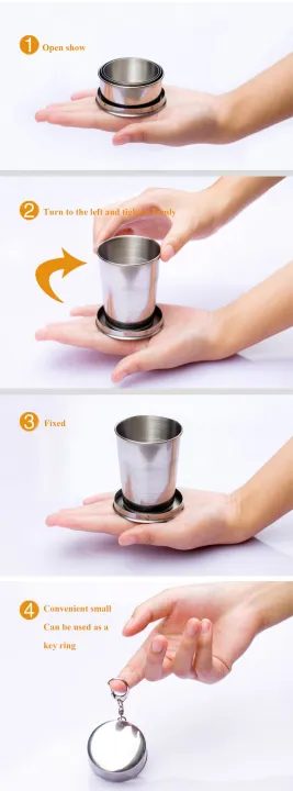 1%20Pcs%20Portable%20Folding%20Cup%20Glass%20(450/250/150/75ml)%20Stainless%20Steel%20Camping%20%20Key%20chain%20Ring%20Traveling%20Outdoor%20Telescopic%20Mug%20Glass%20-%20Image%205