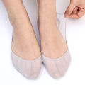 Ultrathin Invisible Shallow Mouth Nonslip Silk Socks for High Heels Shoes Ice Silk Thin Half-Palm Suspender Sock Slippers. 