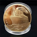 【ZIME】Flyingcloud Commemorative  Titanic Ship Collection Arts Gifts BTC Bit Gift Physical. 