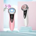 Red Blue Light Therapy Facial Massager Face Mesotherapy Lifting Devices Skin Cleansing Rejuvenation Tightening Wrinkle Eye Care. 