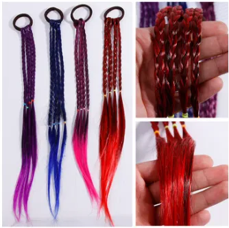 1/7Pcs%20Synthetic%20Colorful%20Braids%20Hair%20Extensions%20With%20Rubber%20Bands%20Rainbow%20Braided%20Ponytail%20Hairpieces%20Hair%20Accessories%20For%20Kids%20Girls%20-%20Image%206