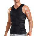 Men Compression Shirt for Body Slimming Tank Top Shaper Tight Undershirt Tummy Control Girdle Waist Trainer Workout Vest Corset. 