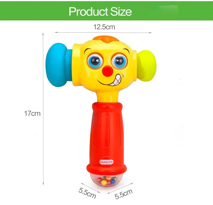 HOLA%203115%20Baby%20Toys%20Musical%20Hammer%20Toy%20Newborn%200-18%20Months%20Musical%20Toy%20Toddler%20Electronic%20Trumpet%20Toys%20for%20Children%20-%20Image%204
