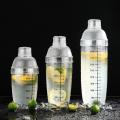 Leak-proof PC Cocktail Shaker with Scale Bartender Party Drink Mixer Kitchen Gadgets Bar Party Bartender Tools Bar Accessories.