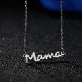 Women Neckle All-Matched Mom Nameplate Clavicle Choker Neckle. 