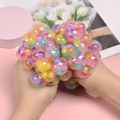 1PC Creative New Decompression And Ventilation Grape Ball Toys Tricolor Colorful Beads Grape Ball Pinch Le Children's Toys. 