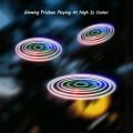 Flying Disc Launcher Toy for Kids Flying Saucer Toy Ouside Toys for Children Age 3+ Lighting Up Frisbees Educational Toy.