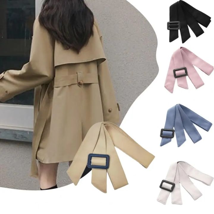 Women%20Trench%20Coat%20Belt%20Adjustable%20Buckle%20Fitted%20Long%20Waist%20Strap%20Women%20Casual%20Overcoat%20Wide%20Waist%20Belt%20Clothes%20Ornament%20-%20Image%204