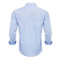 Men's 100% Cotton Business Casual Long Sleeved Shirt White Black Smart Male Social Fashion Class Shirt Plus Large Size 2022.