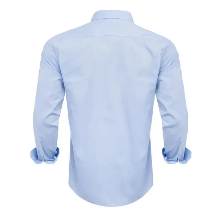 Men's%20100%25%20Cotton%20Business%20Casual%20Long%20Sleeved%20Shirt%20White%20Black%20Smart%20Male%20Social%20Fashion%20Class%20Shirt%20Plus%20Large%20Size%202022%20-%20Image%205