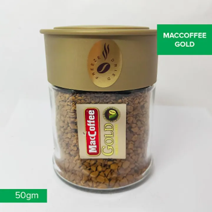 MacCoffee Gold Freeze Dried Coffee Jar – 50 gm