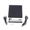 Slim USB 2.0 12.7mm IDE To External CD DVD Optical Drive Enclosure Case Laptop Laptop Optical Drive External Box. 