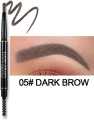 HANDAIYAN Eyebrow Tattoo Pencil Brush Double Ended Microblading Lasting Fine Sketch Tint Liquid Eyebrow Pen -#05-Dark Brow. 