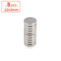 5 pcs x Round (12x3mm) Neodymium Magnet Powerful Disk N35 NdFeB Rare Earth Magnets.
