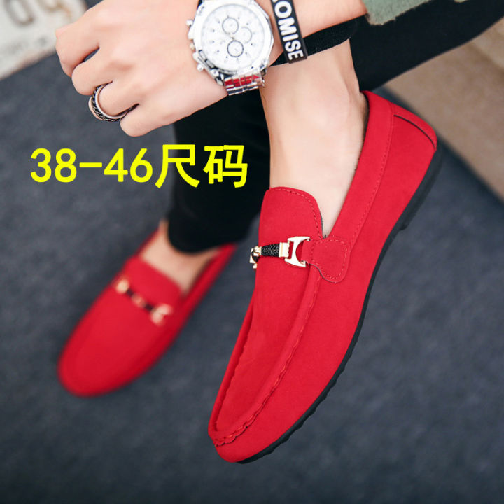 Spring Summer Men's Shoes Casual Shoes Trendy Shoes Men's Cavas Shoes Tods Men's Loafers One Pedal plus Size 46