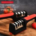 Professional 3 Step Knife Sharpener in Stainless Steel and Diamond. 