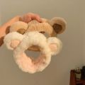 In 2023 The New Sweet and Cute Bear Plush Face Wash Hair Band Female Cartoon Facial Mask Special Headband Four Seasons Gifts.
