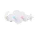 Self Adhesive Hooks Kawaii Cartoon Cloud Children's Room Hook On The Wall Hanging Decor Seamless Door Clothes Hanger Bathroom.
