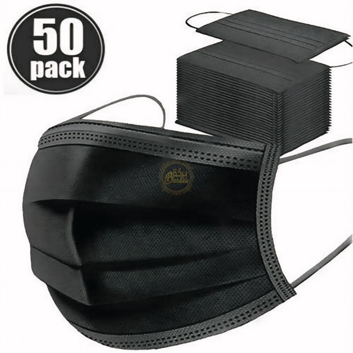Black%20Surgical%20Face%20Mask%203ply%20(Pack%20of%2050)%20%E2%80%93%20Breathable,%20Comfortable%20&%20Safe%20-%20Image%205