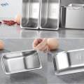 Seasoning Jar Pepper Sugar Storage Container Seasoning Box for Home Two Grids.