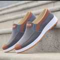 New Trendy Premium Quality Black Blue And Grey Color CANADIAN Canvas Sneakers Shoes For Men M6060. 